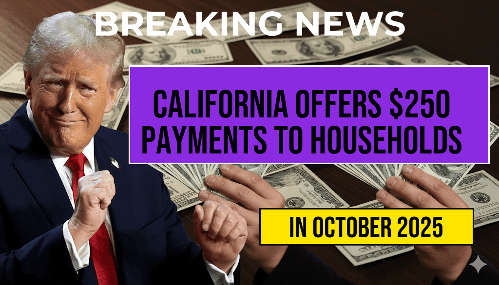 California Announces Direct Payments of Up to $250 for Over 11.5 Million Households Receiving Electric Credits with Minimal Effort Required