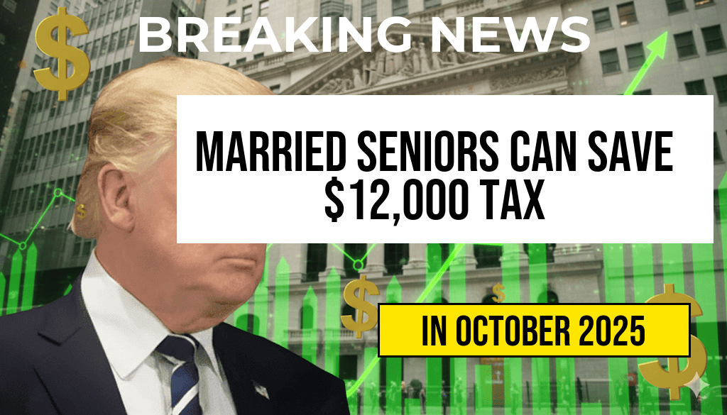 Couples Can Reduce Taxable Income by Up to $12,000 with New Deduction for Married Seniors