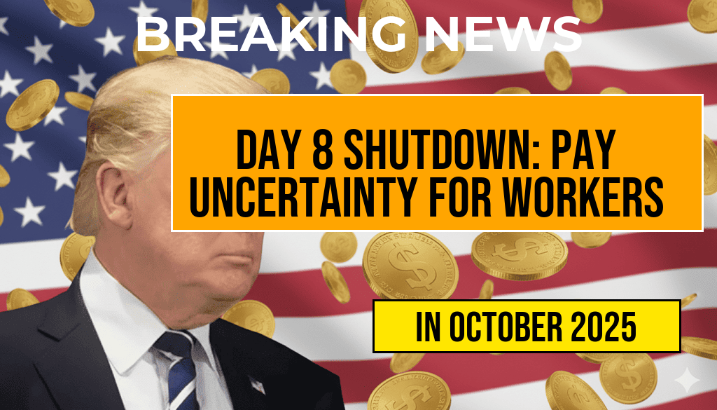 Day 8 of Shutdown: Are Federal Workers Facing $0 Pay or Full Compensation?