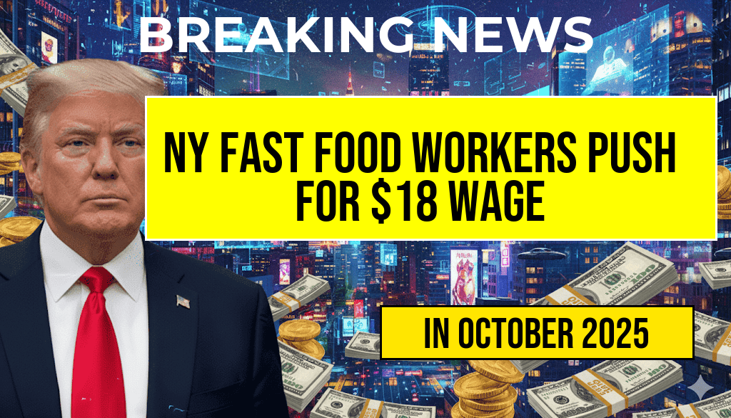Fast Food Workers in New York Advocate for $18/Hour Wage Under New Law