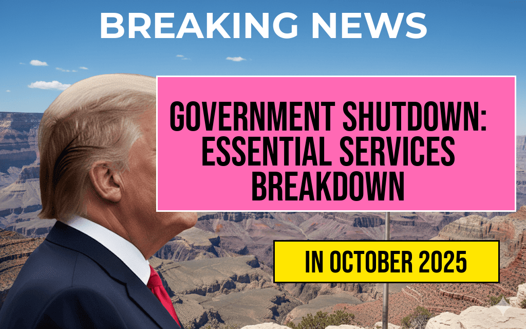 Government Shutdown Explained: Agency-by-Agency Breakdown of Essential Services, from Social Security and the IRS to Defense and the TSA.