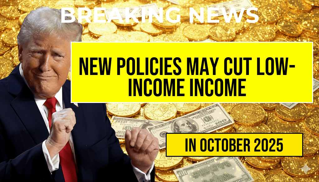 New Policies Threaten to Reduce Income of Low-Income Households by $1,650.