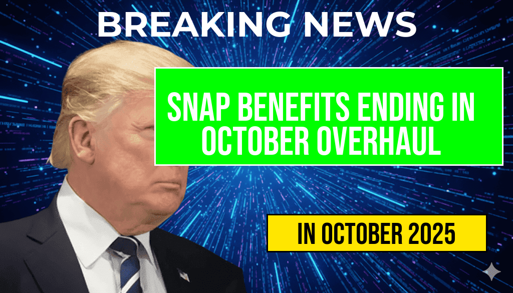 SNAP Benefits Set to End in October Overhaul, Impacting Recipients