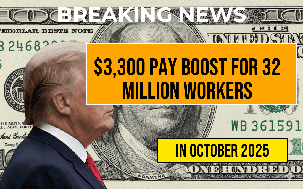Study Predicts $3,300 Annual Pay Increase for 32 Million Workers with $15 Federal Minimum Wage.