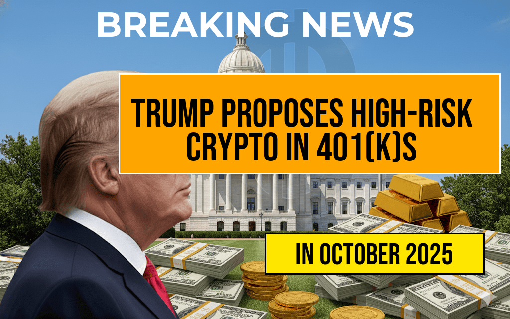 Trump Advocates for New 401(k) Rule Allowing High-Risk Crypto Investments in Retirement Plans
