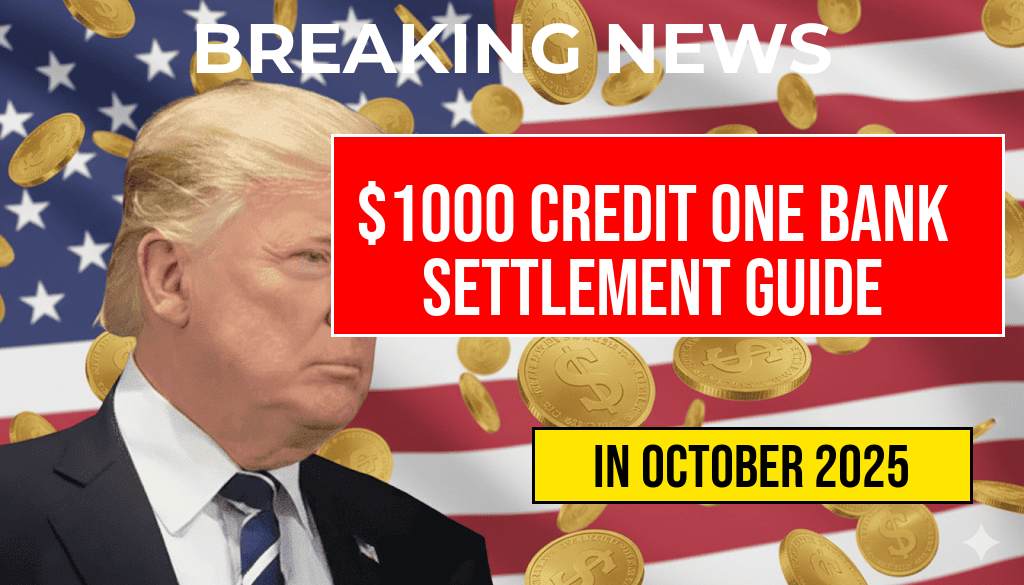 Understanding the $1000 Settlement from Credit One Bank: Eligibility, Claim Process, and Payout Timeline